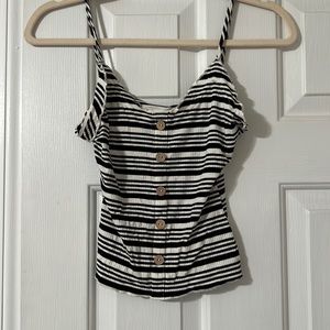 Black and white tank top